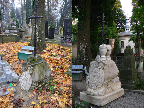 Cmentarz Łyczakowski  we Lwowie – nagrobek Józefa Żukowskiego