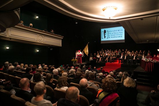 Rozpoczęcie roku akademickiego 2015/2016 w Akademii Teatralnej w Warszawie. autor zdjecia: Danuta Matloch