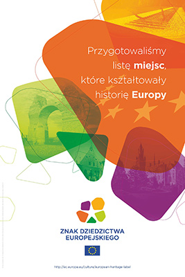 Plakat Znak Dziedzictwa Europejskiego