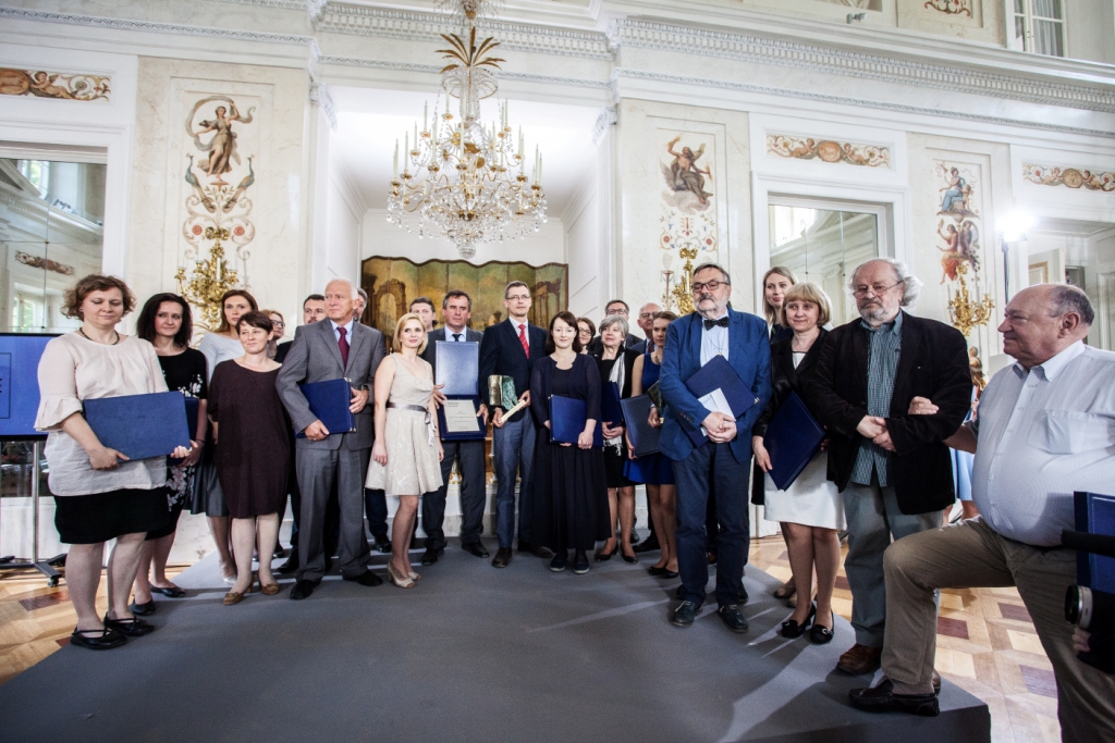 Na zdjęciu: Laureaci konkursu Wydarzenie Historyczne Roku 2015. Fot. MHP/ Magdalena Głowacka 