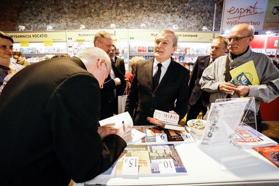 Na zdjęciu: Wicepremier,
 minister kultury Piotr Gliński podczas otwarcia XXII Targów Wydawców Katolickich. autor zdjęcia: Danuta Matloch