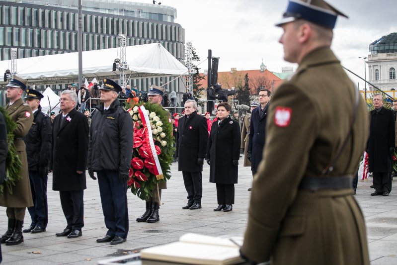 Uroczystości przed Grobem Nieznanego Żołnierza,
 autor zdjęcia: Danuta Matloch