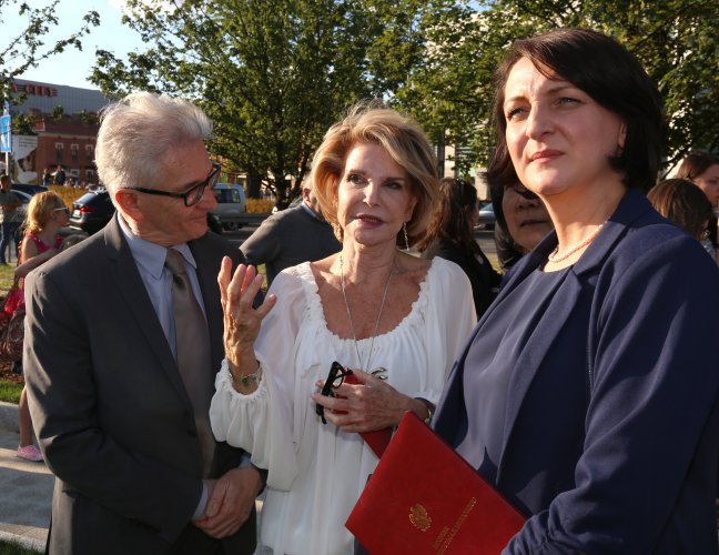 Na zdjęciu: minister Gawin w Krakowie