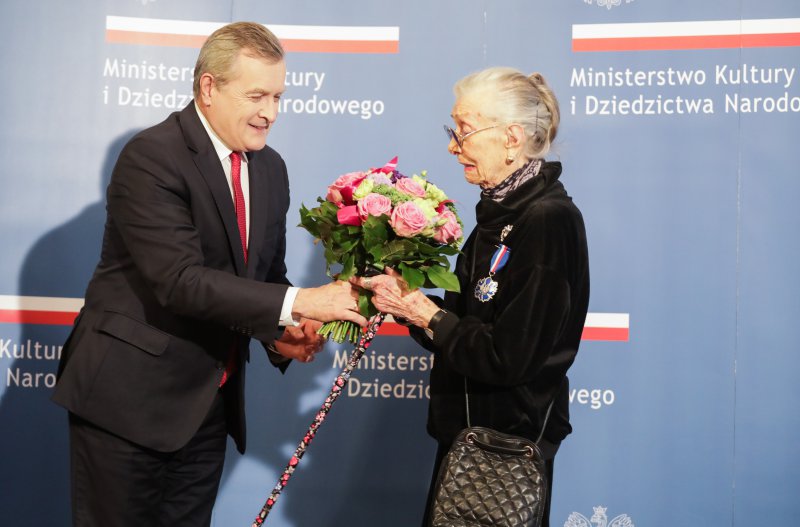 Na zdjęciu: laureat odznaczenia Zasłużony dle Kultury Polskiej Gloria Artis