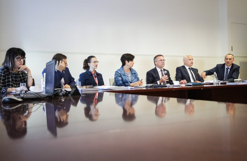 Na zdjęciu: posiedzenie Komitetu Sterujacego projektem budowy Muzeum-Miejsca Pamięci w Sobiborze 