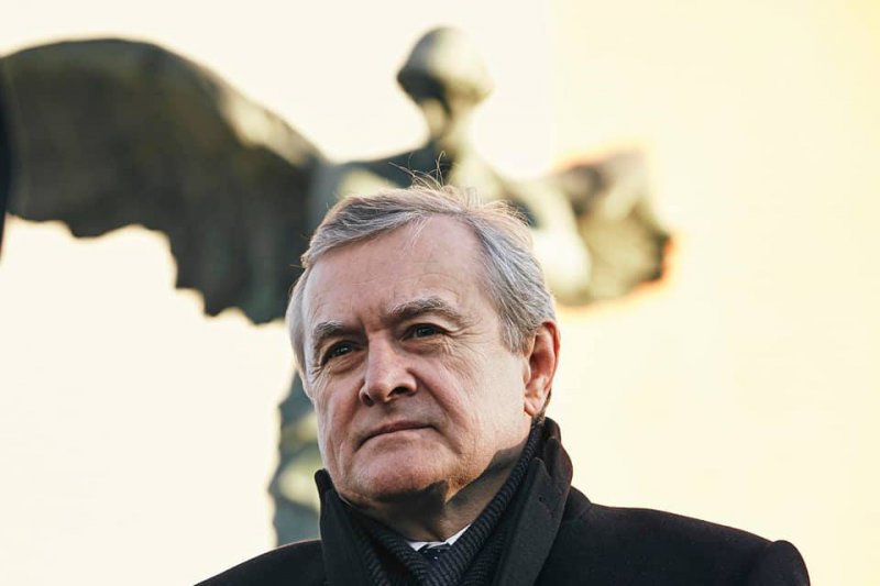Minister kultury Piotr Gliński w Wilnie