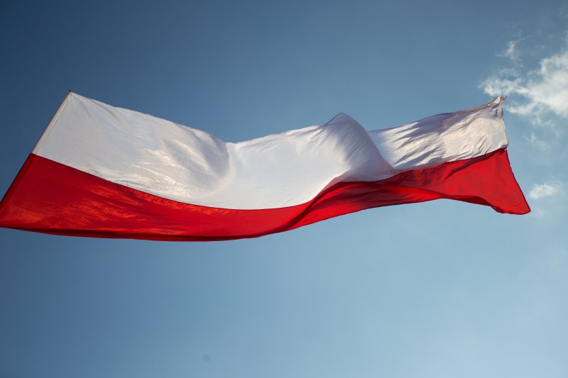 Na zdjęciu: Flaga Polski