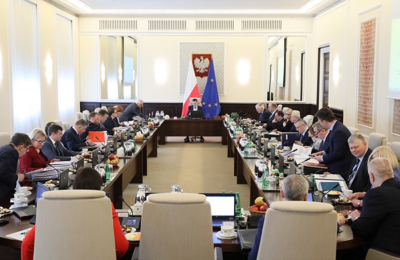 Na zdjęciu: posiedzenie rządu