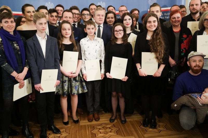 Na zdjęciu: uroczystość wręczenia stypendiów „Młoda Polska”