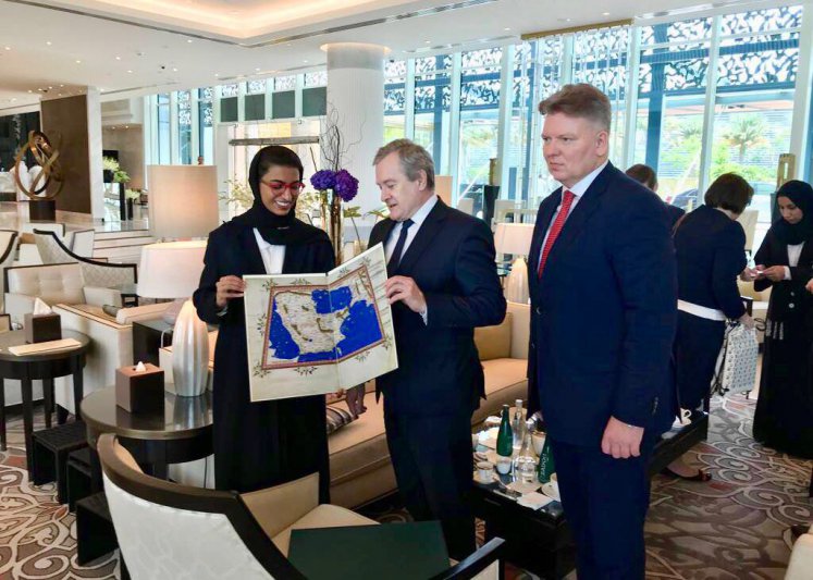 Na zdjęciu: Spotkanie ministrów kultury Polski i Zjednoczonych Emiratów Arabskich