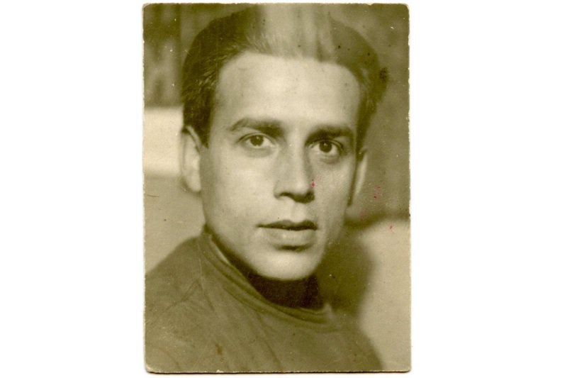 na zdjęciu autor obrazu kapral Piotr Sawicki w 1940 r.