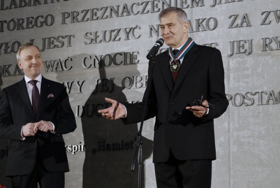 Złoty Medal Gloria Artis dla Olgierda Łukaszewicza. Fot. Danuta Matloch